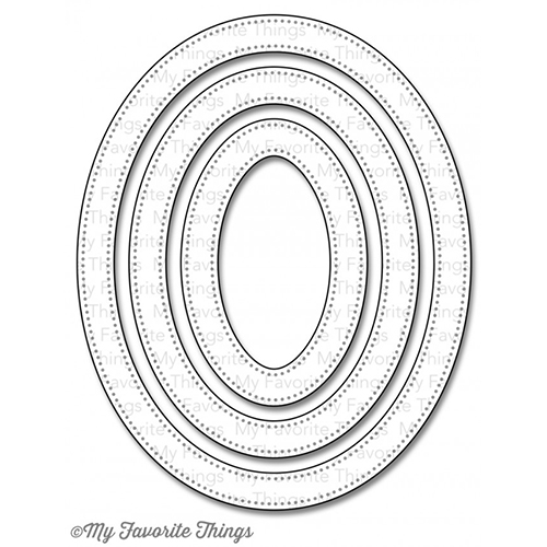 Die-namics (690)- Pierced Oval Frames